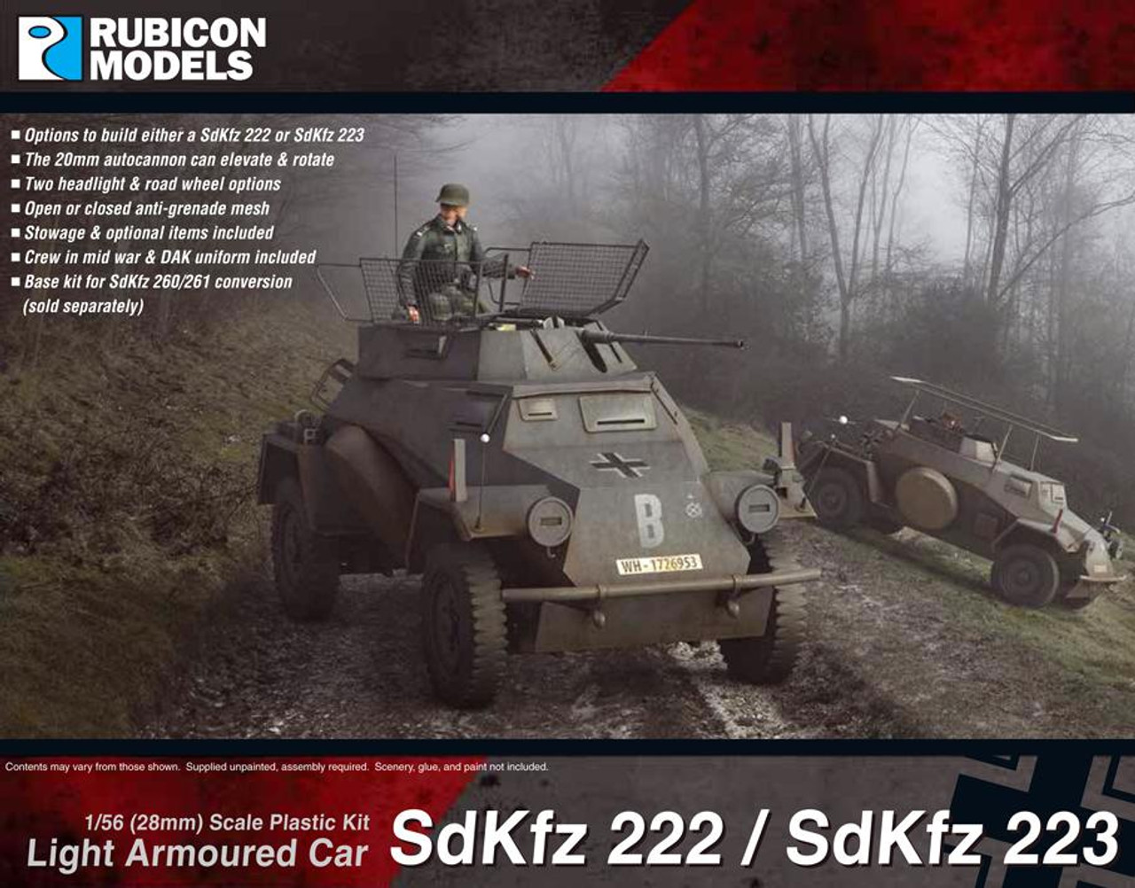 SdKfz 222/223 Light Armoured Car - 280062