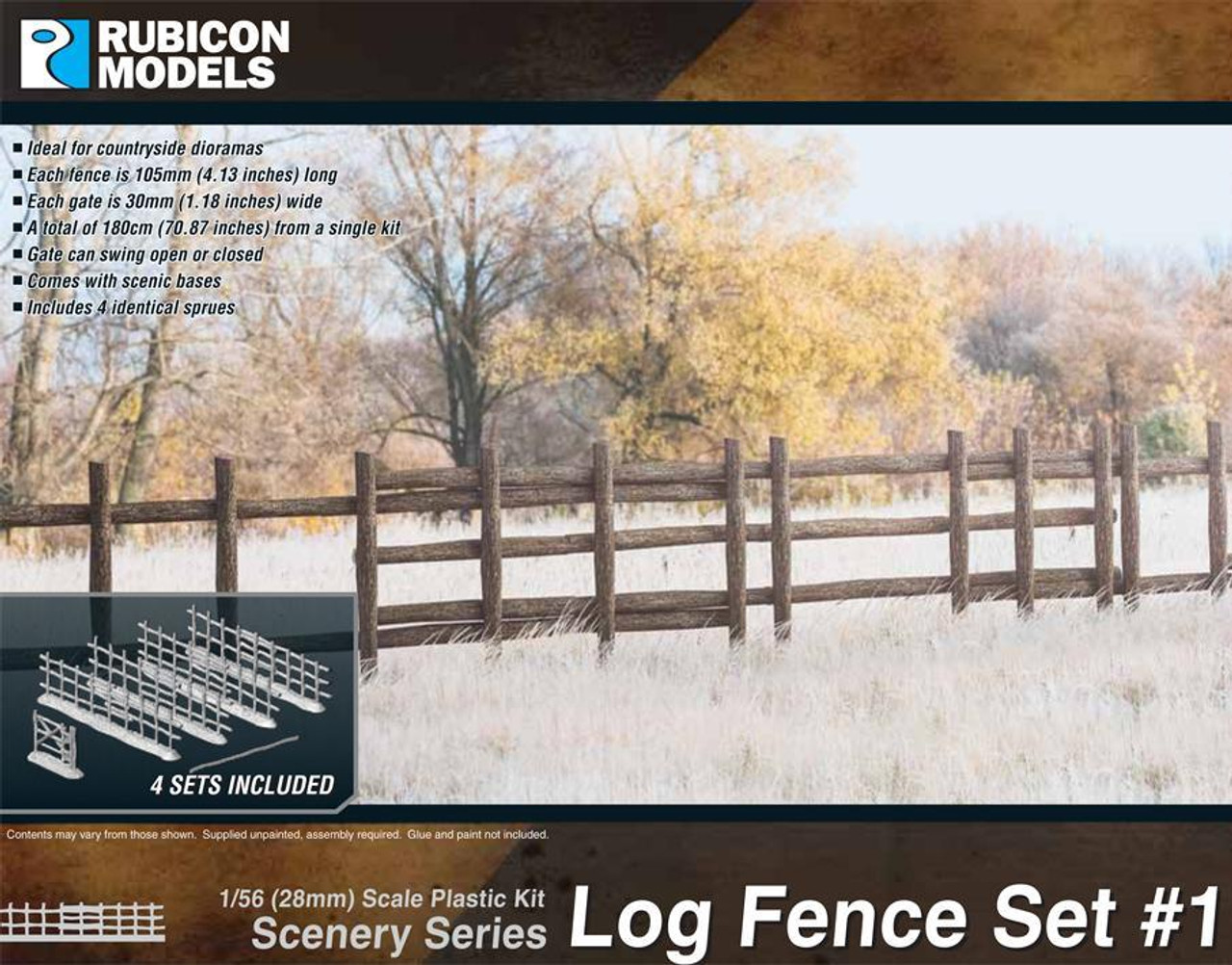 Log Fence Set #1 - 283001