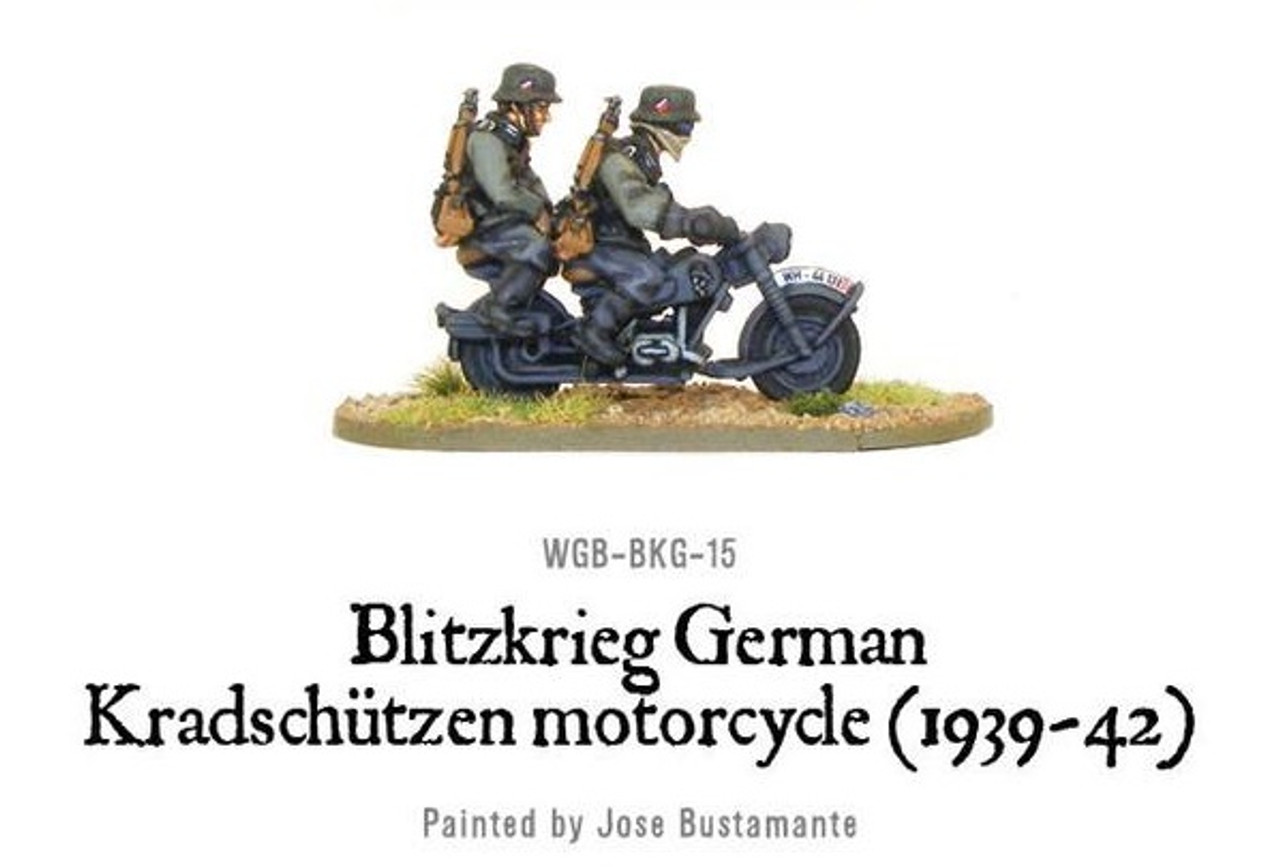 Blitzkrieg German Kradschutzen Motorcycle - 403012021