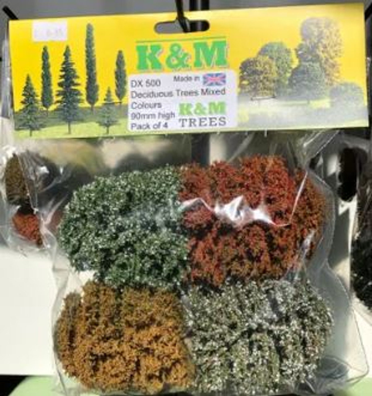 90mm Mixed Deciduous Trees 4 Pack - DX500