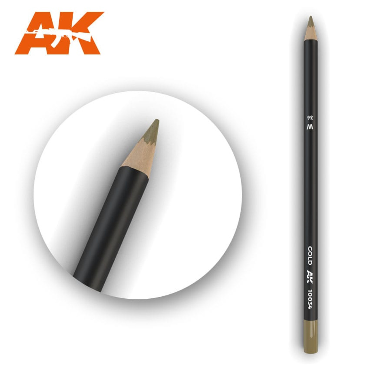 AK10034 Gold Weathering Pencil