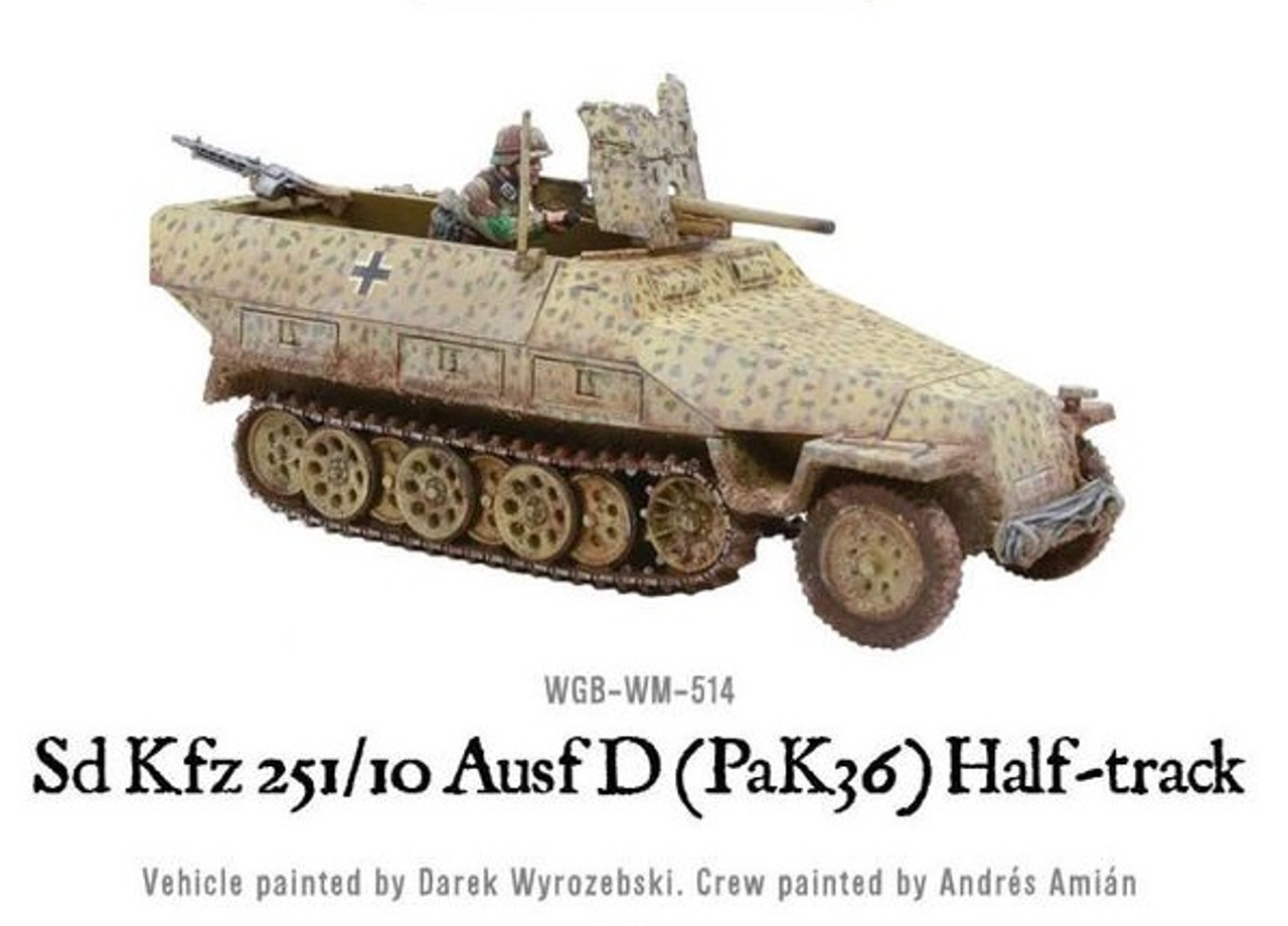 その他 Sd.Kfz.251 Sd.Kfz 251/10 Ausf D (PaK36) Half-Track - Kick-Ass Mail Order