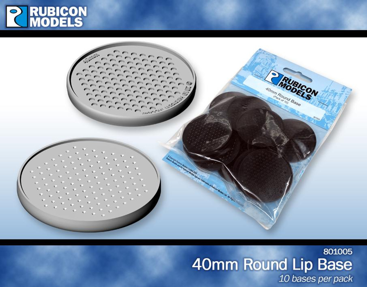 Rubicon 40mm Round Bases - 801005