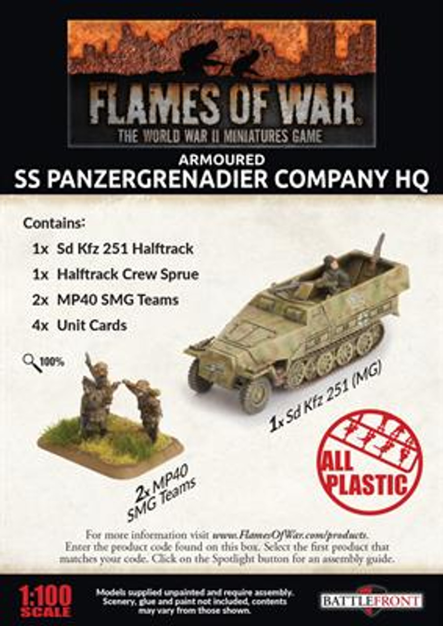 Armoured SS Panzergrenader Company HQ - GBX138