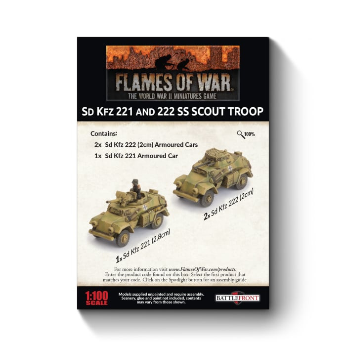 SdKfz 221 & 222 SS Scout Troop - GBX157