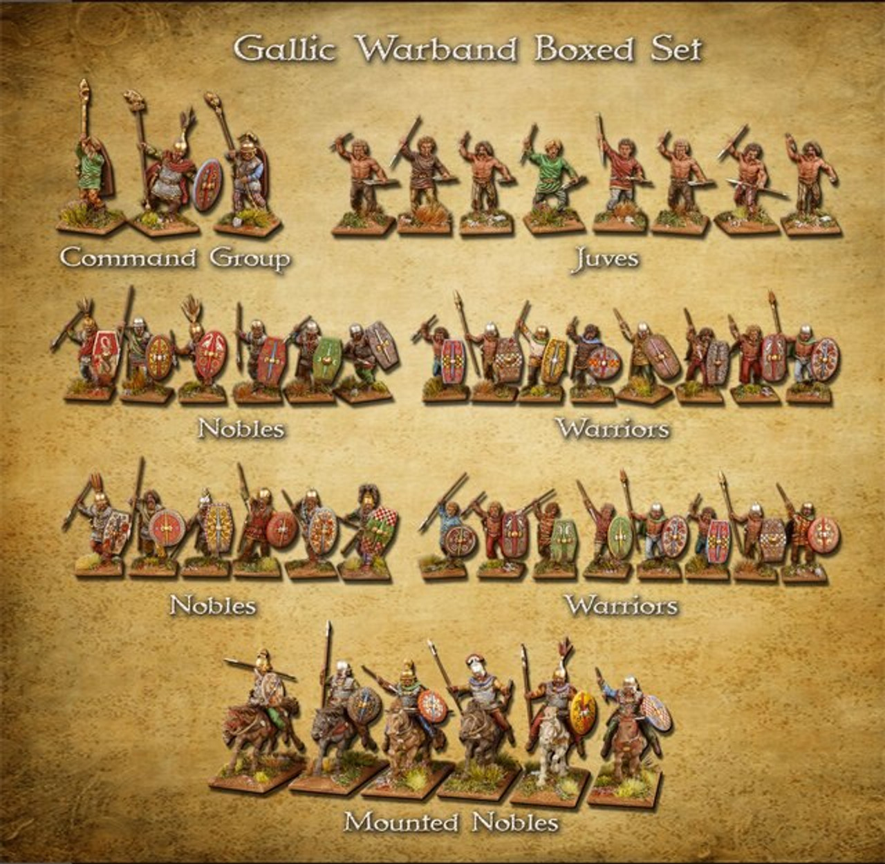 Clash of Spears: Gallic Warband Boxed Set