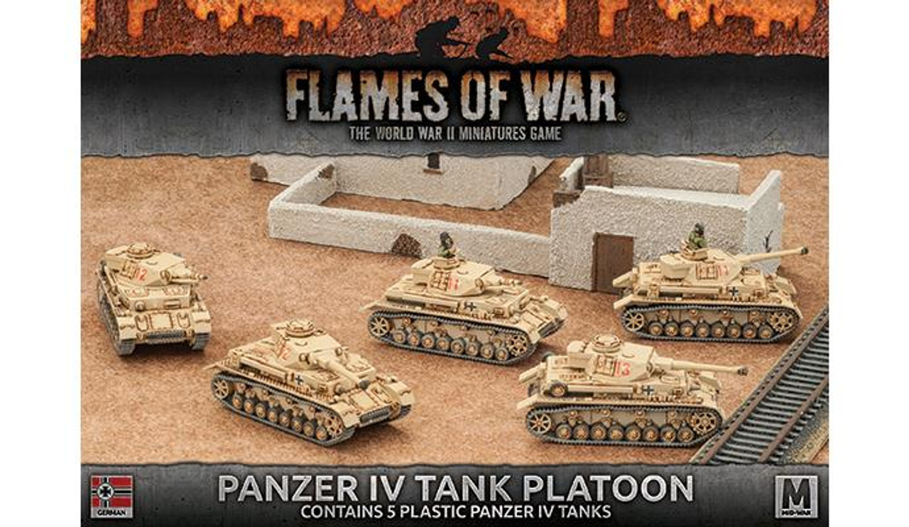 Afrika Korps Panzer IV Tank Platoon - GBX97