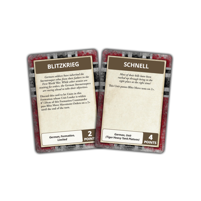 Afrika Korps – Pacco Di Carte Unità Per Flames Of War (Mid War) – 23 Carte Per Giocatori V4