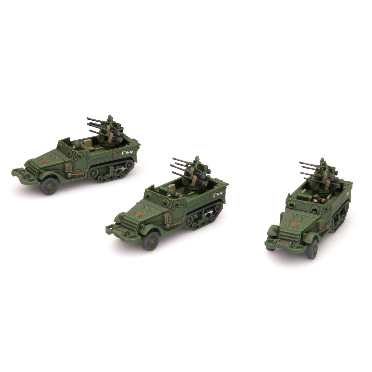 Soviet ZSU M17 Anti Aircraft Platoon