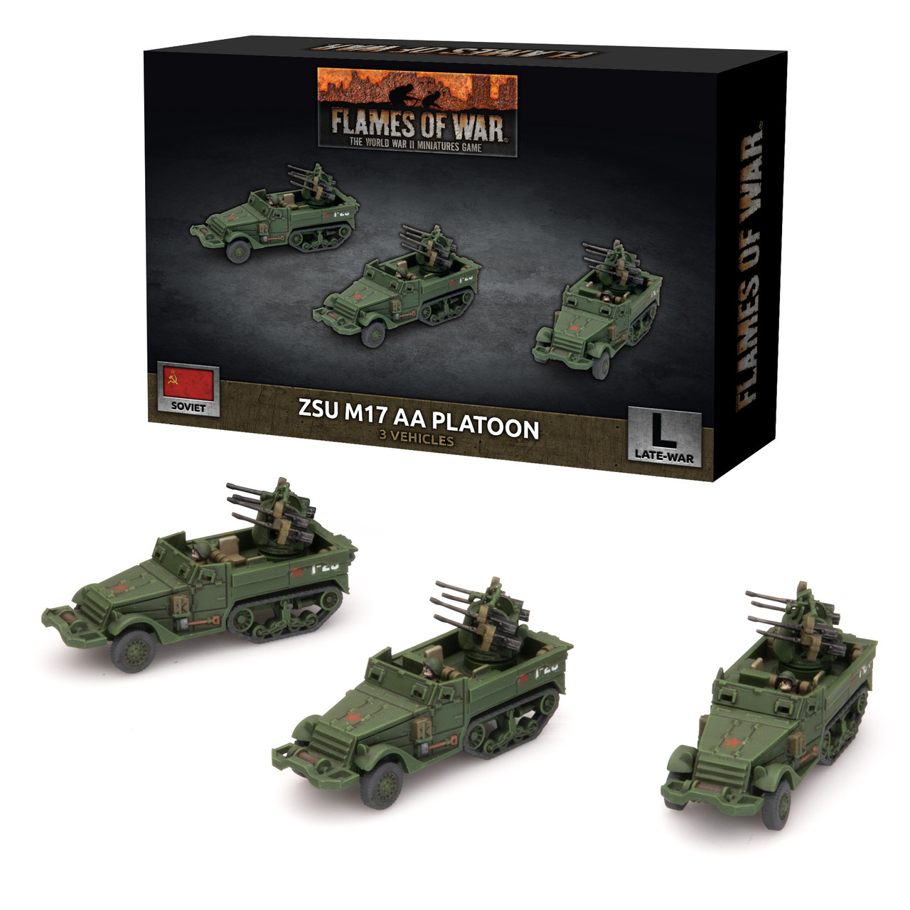 Soviet ZSU M17 Anti Aircraft Platoon