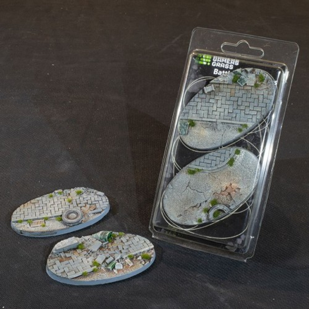 90mm Oval Urban Warfare Bases x2