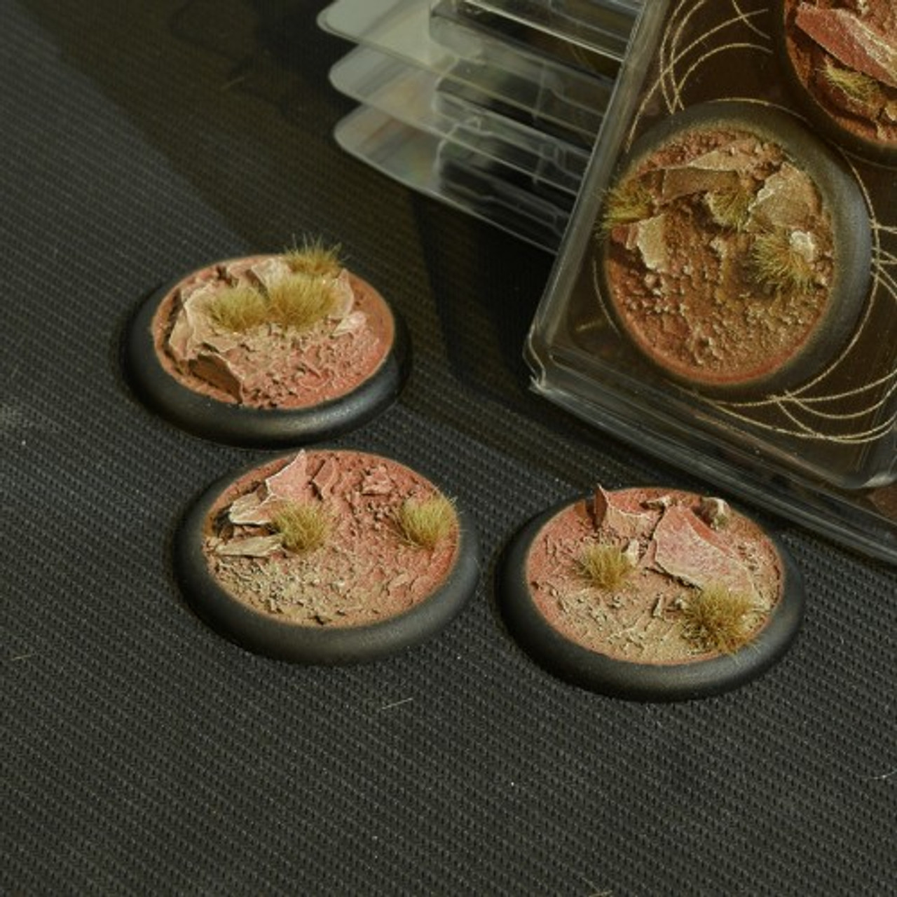 50mm Round Lip Badlands Bases x3