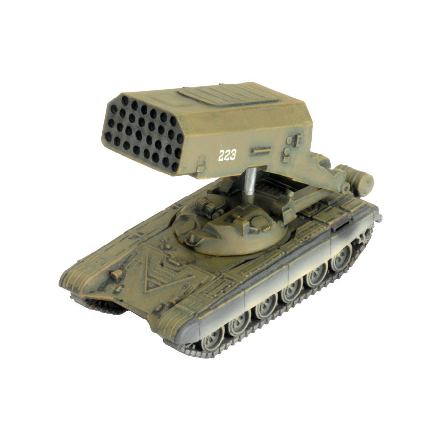 Soviet TOS-1 Thermobaric Rocket Launcher Battery TSBX25