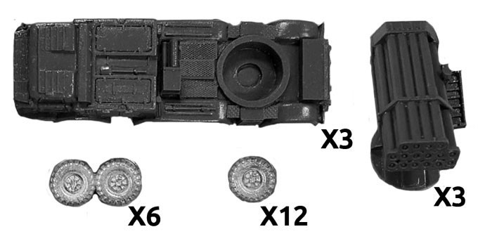 Soviet BM-27 Hurricane Battery TSBX26