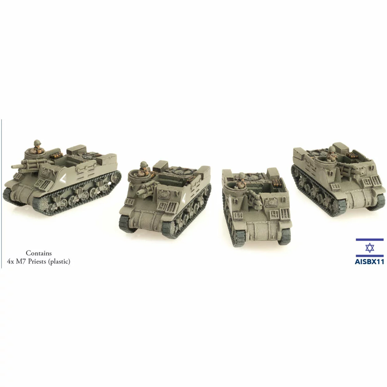 Israeli M7 Priest Artillery Battery
