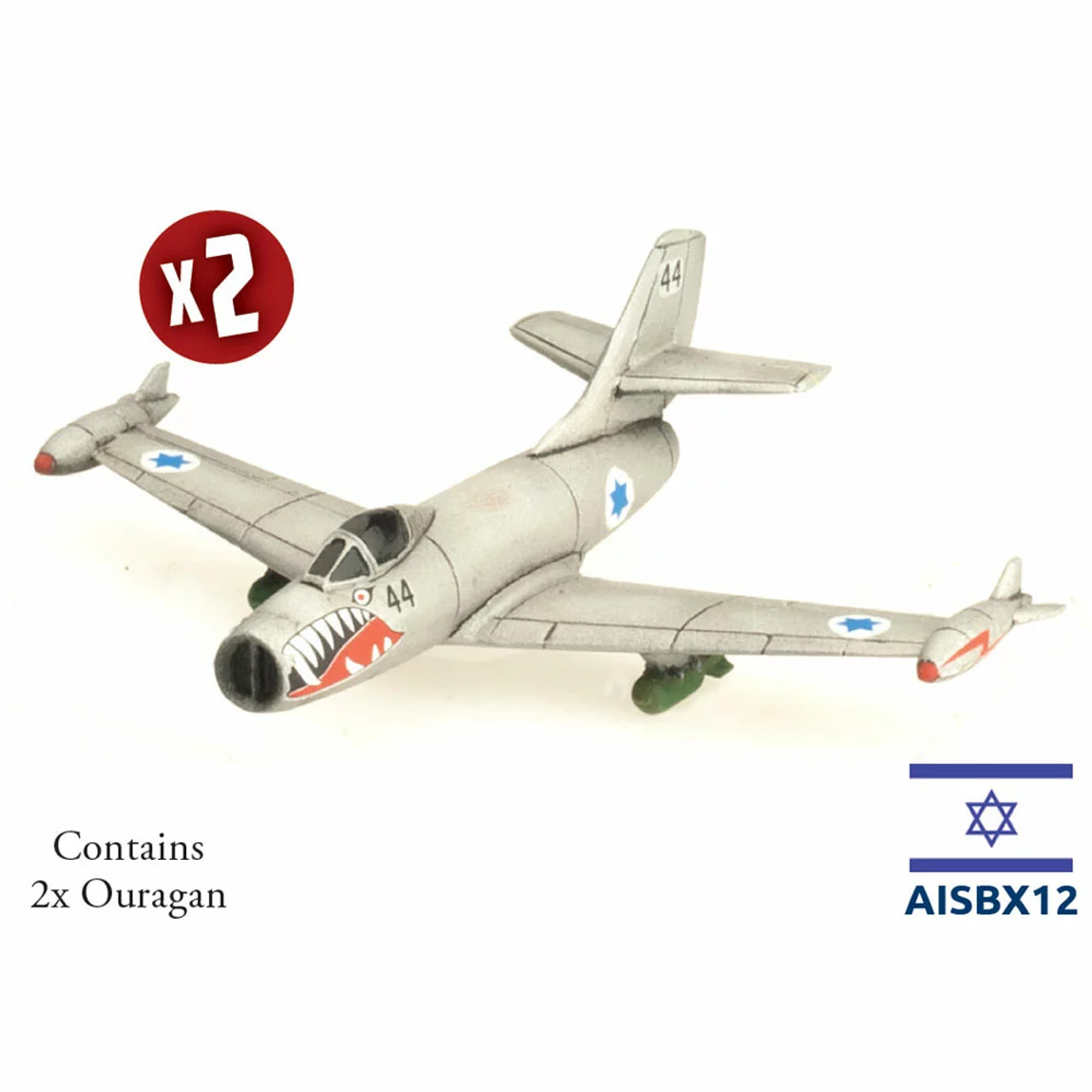 Israeli Ouragan Fighter Flight