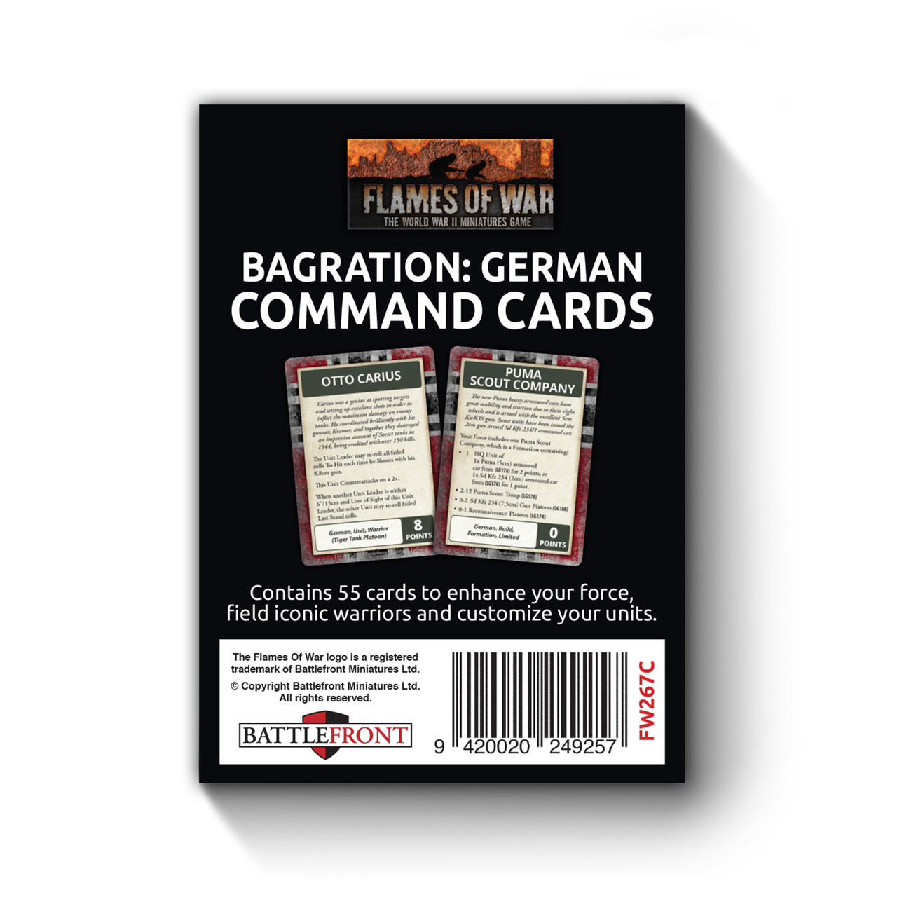 Operation Bagration: German Command Cards