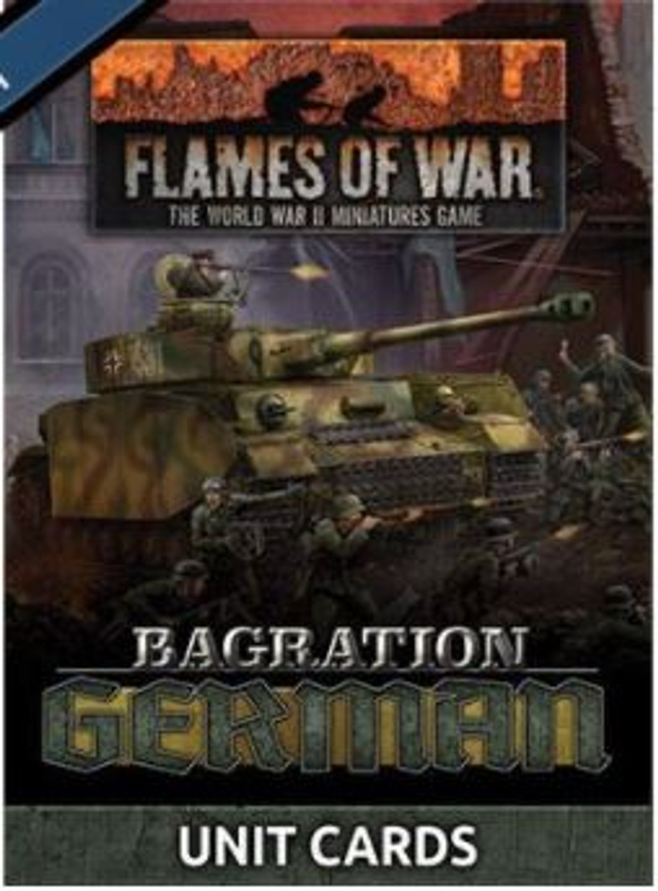 Operation Bagration: German Unit Cards