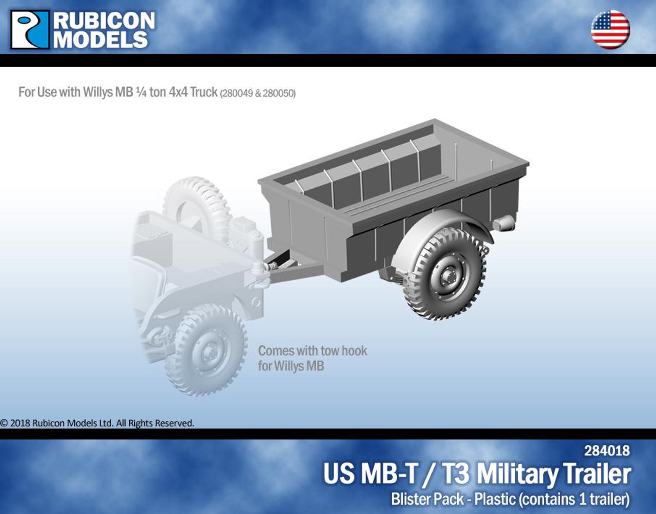 US MB-T / T3 Military Trailer - 284018