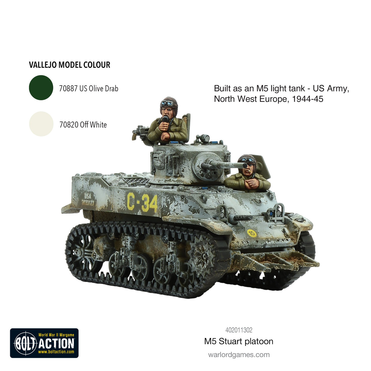 M5 Stuart Platoon - 28mm - Kick-Ass Mail Order