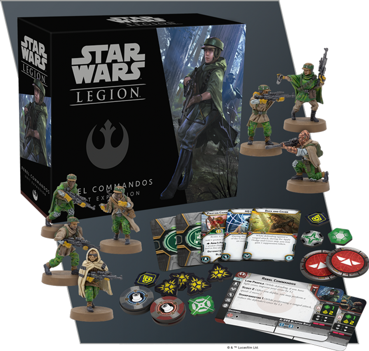 SW Legion: Rebel Commandos Unit Expansion - SWL21