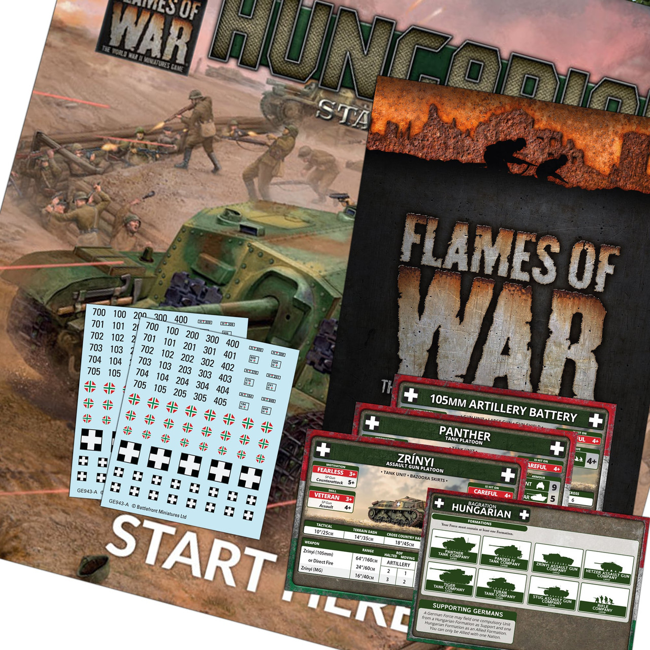 Hungarian Starter Force: Zrinyi Assault Gun Battery - HUAB01