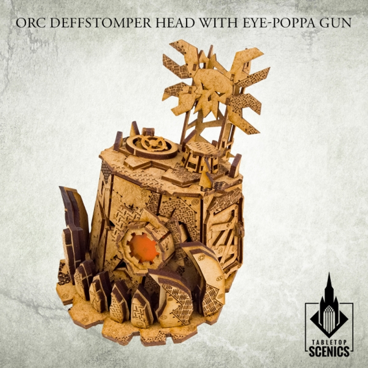 Orc Deffstomper Head with Eye-Poppa Gun - KRTS153