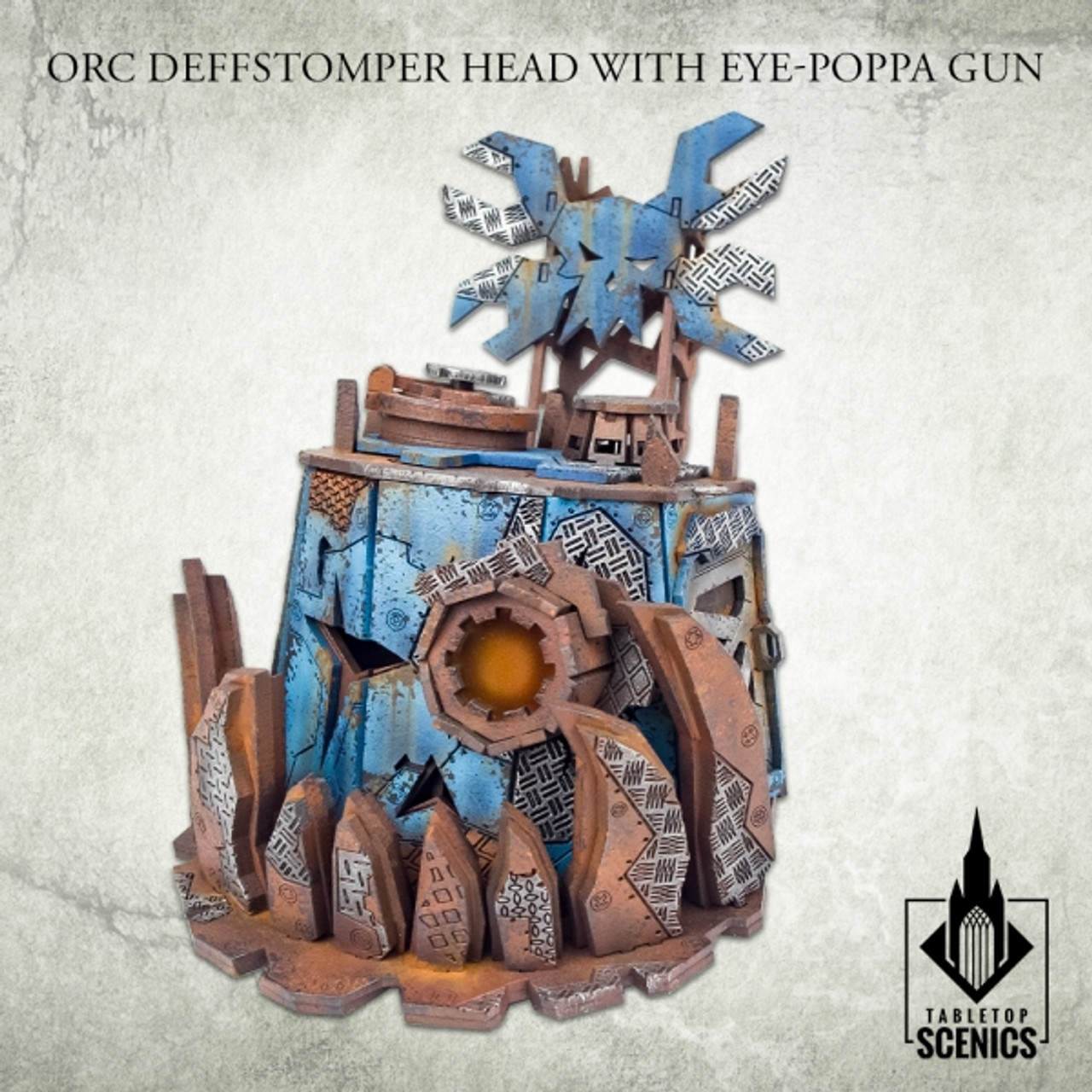 Orc Deffstomper Head with Eye-Poppa Gun - KRTS153