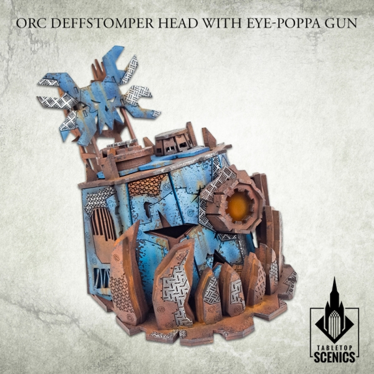 Orc Deffstomper Head with Eye-Poppa Gun - KRTS153