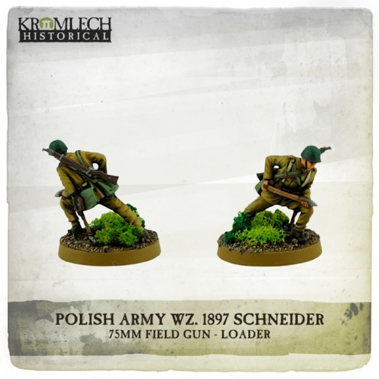 Polish Army wz.1897 Schneider 75mm field gun with crew - KHWW2011