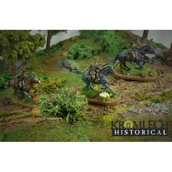 Dow?dztwo Kawalerii Wojska Polskiego na koniach