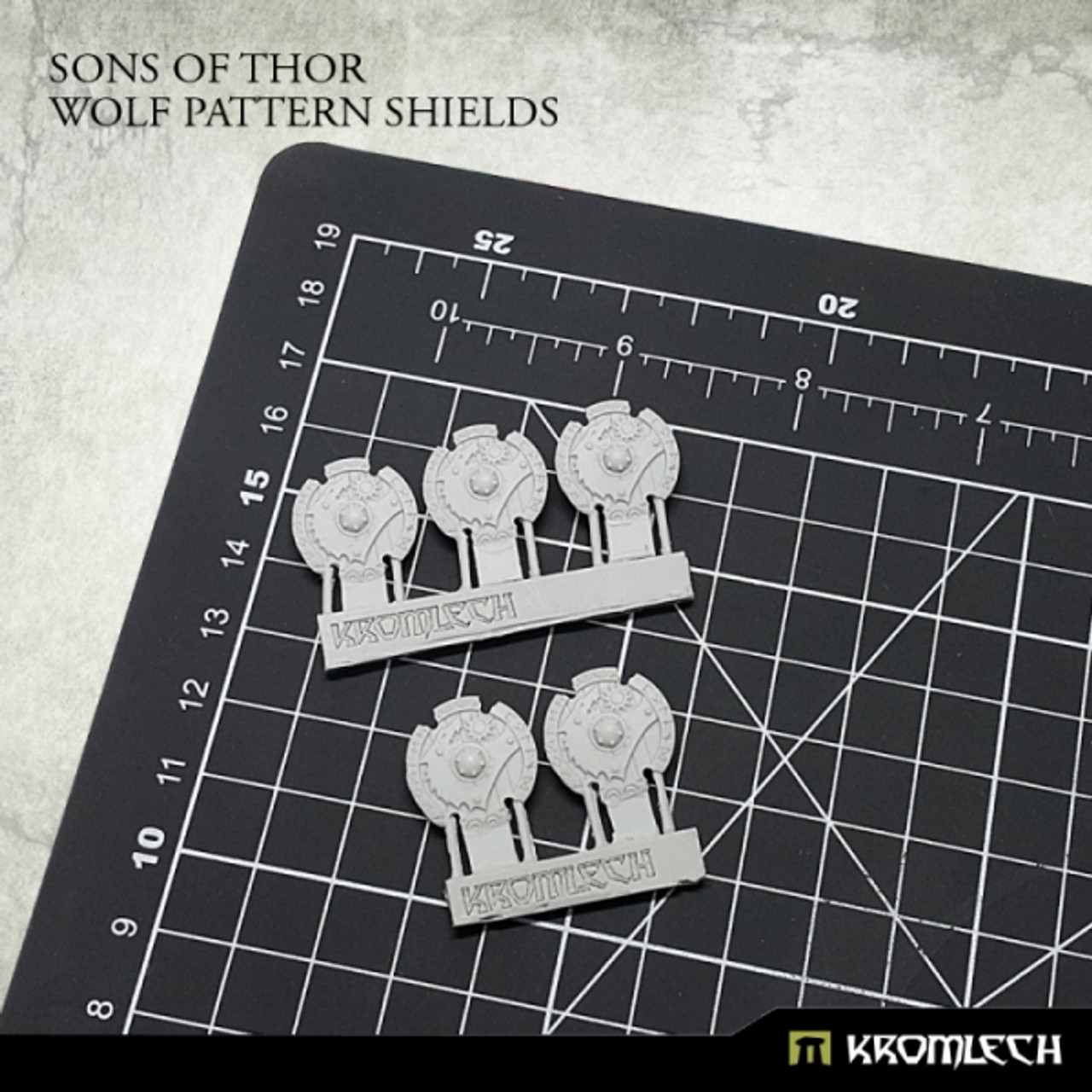 Sons of Thor: Wolf Pattern Shields (5) - KRCB209