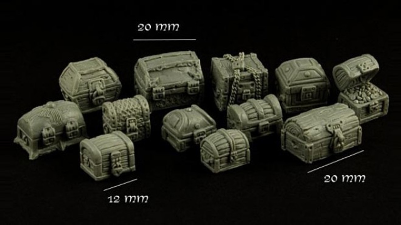 Fantasy Treasure Chests (12) - RIK007