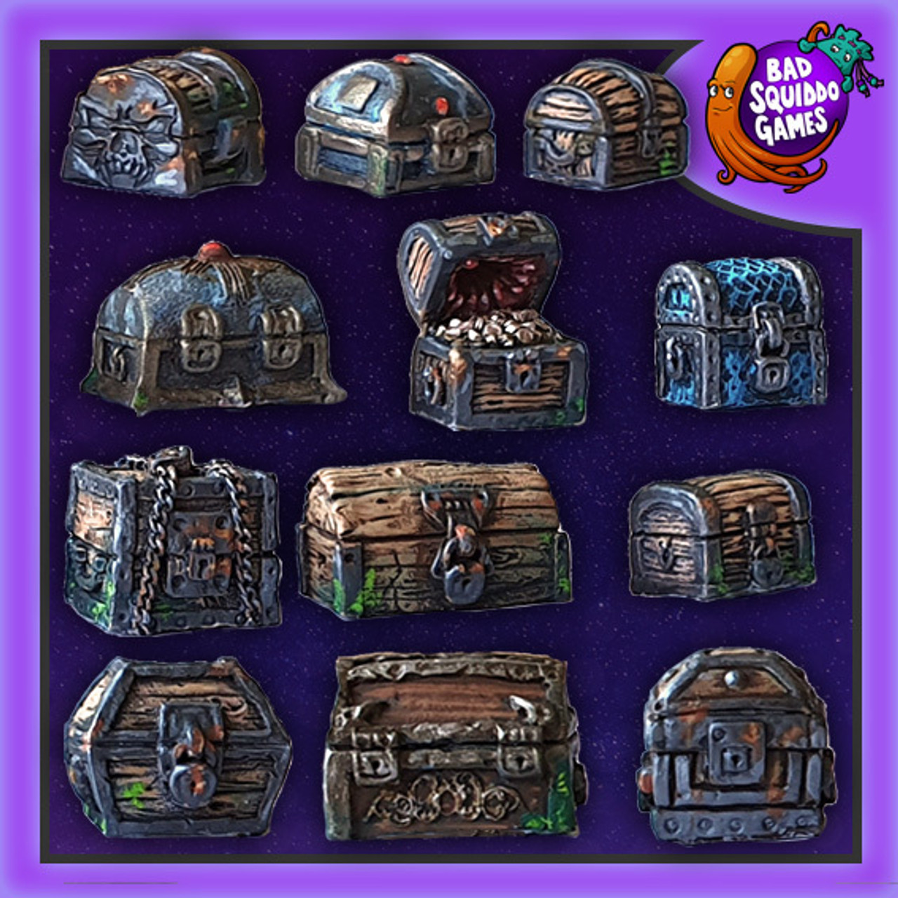 Fantasy Treasure Chests (12) - RIK007