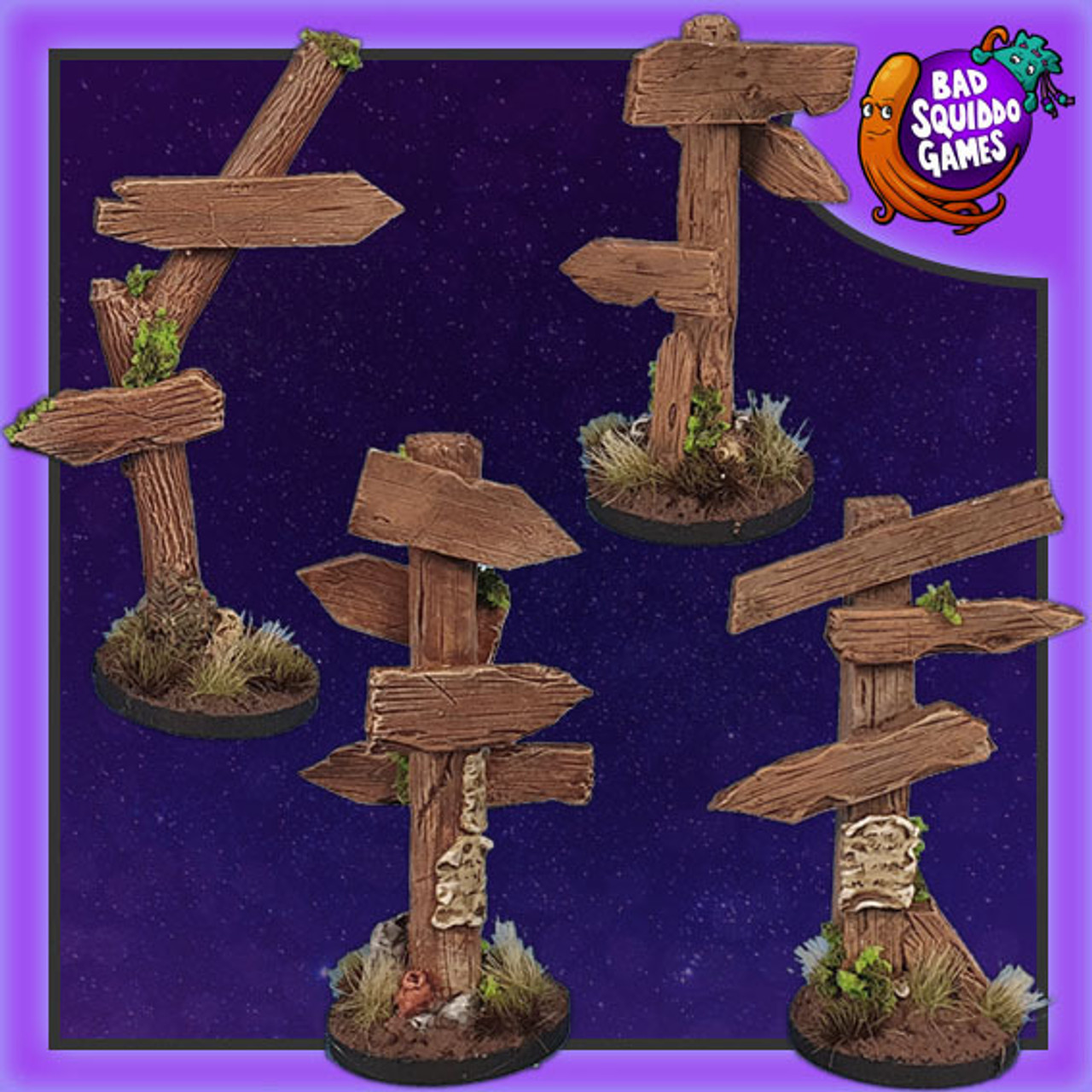 Fantasy Wooden Road Signs (16) - RIK026