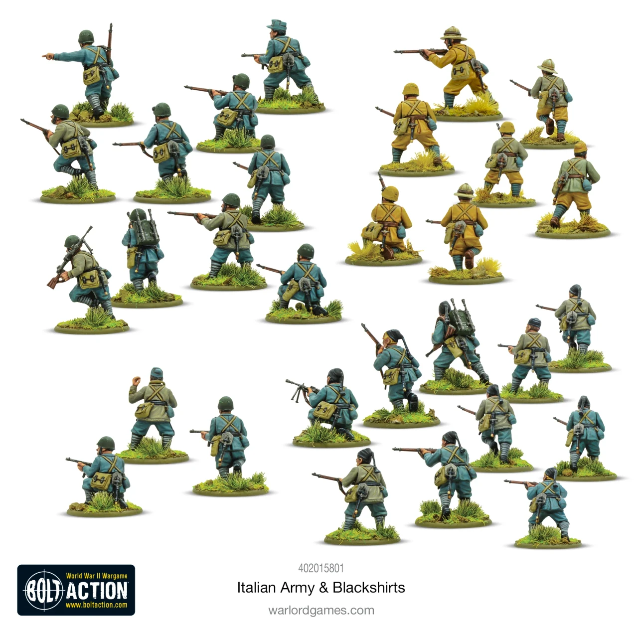 Italian Army & Blackshirts Plastic Infantry Kit - 402015801