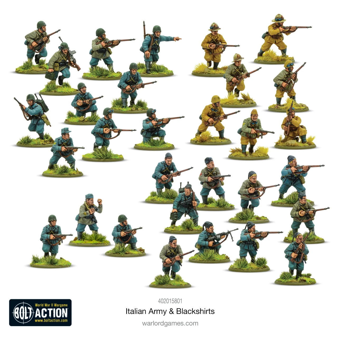 Italian Army & Blackshirts Plastic Infantry Kit - 402015801