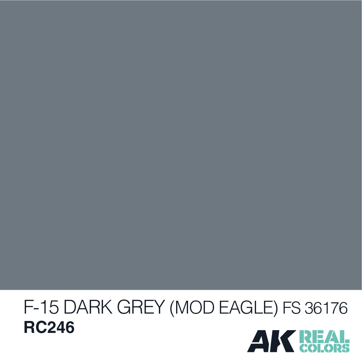 AK Real Colors - F-15 Dark Grey (MOD EAGLE) FS 36176 10ml