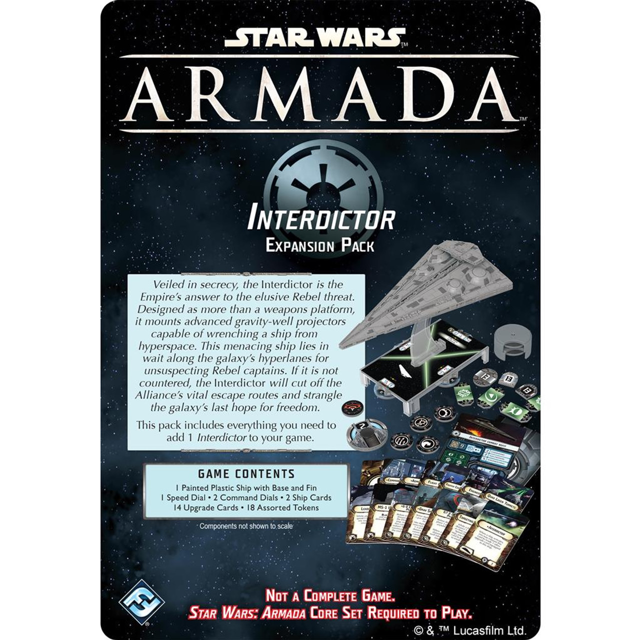 Star Wars Armada Interdictor Class Star Destroyer Kick Ass Mail