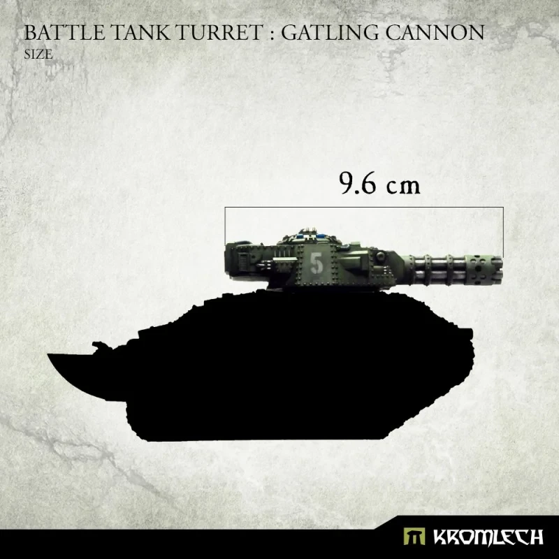 Battle Tank Turret: Gatling Cannon