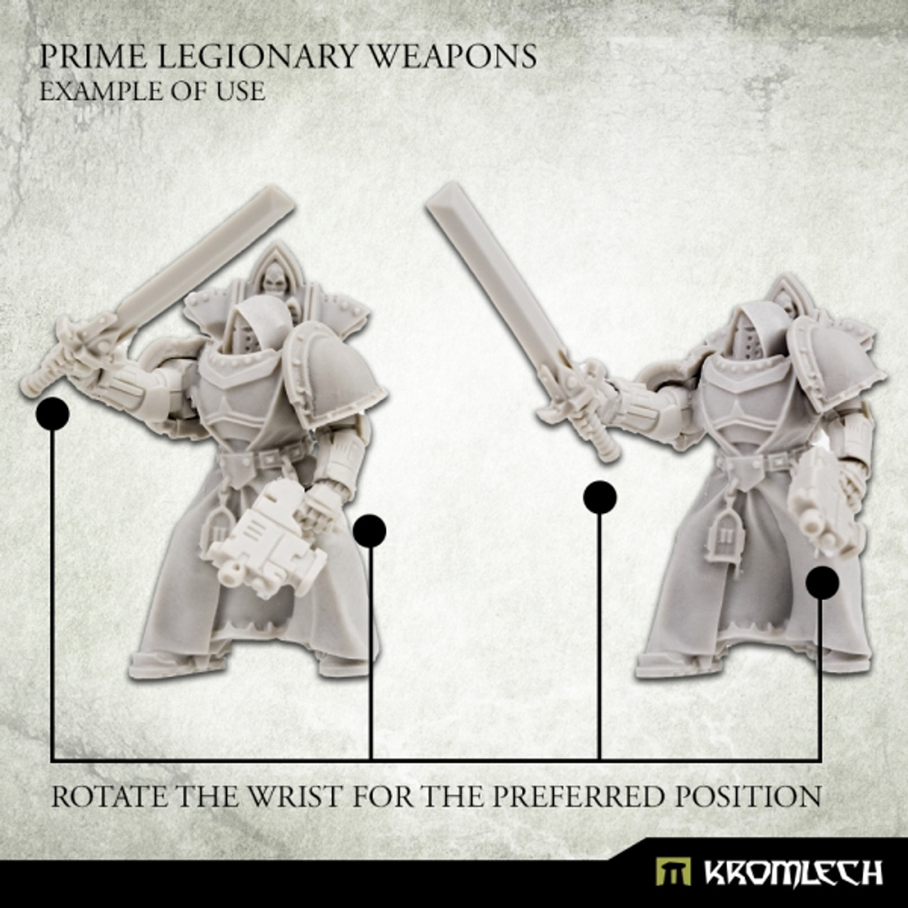 Prime Legionaries CCW Arms: Hammers [right] (5) - KRCB269