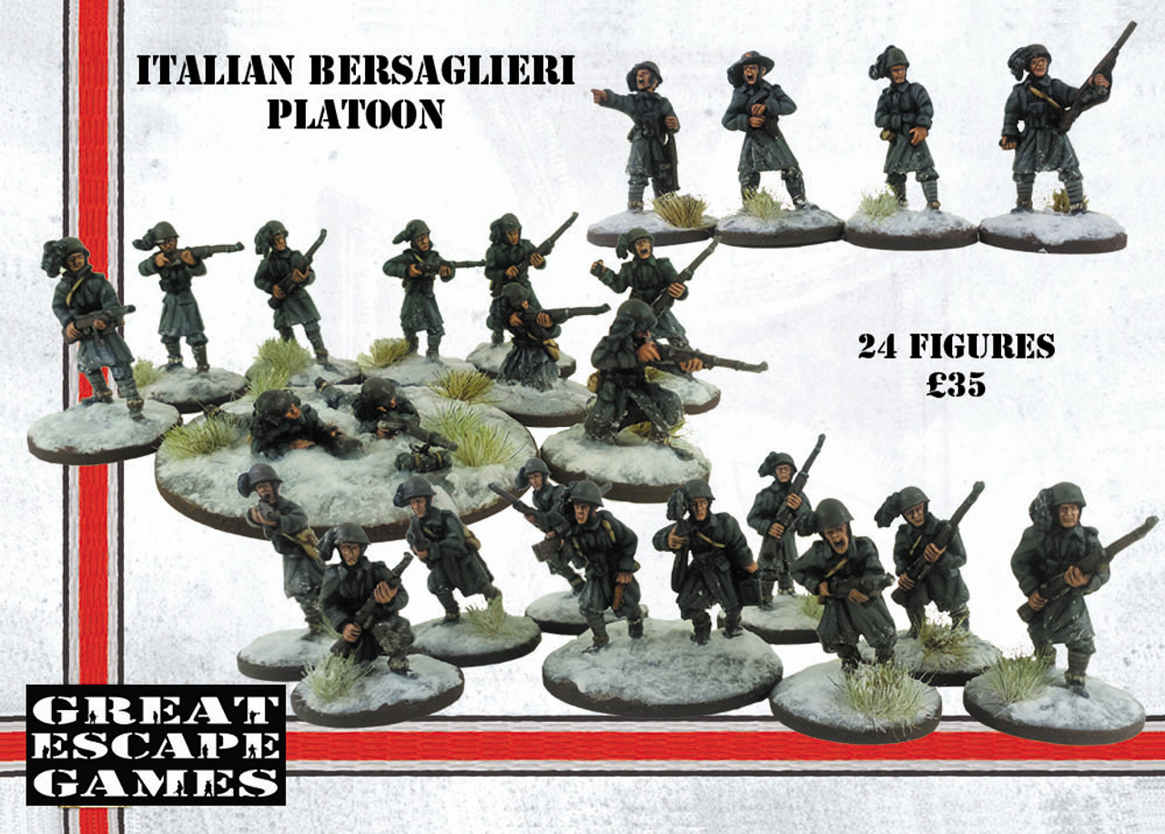 Italian Bersaglieri Platoon - Winter Uniform - BER101