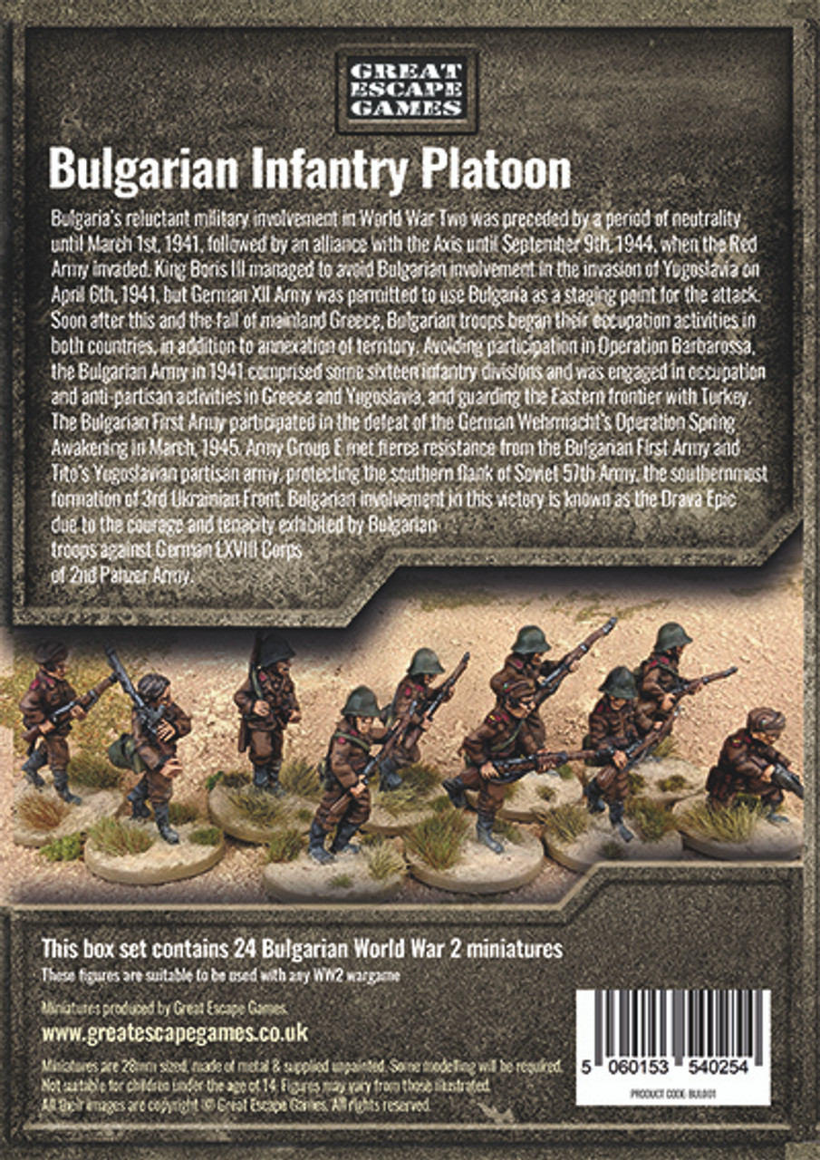 Bulgarian Infantry Platoon - BUL001