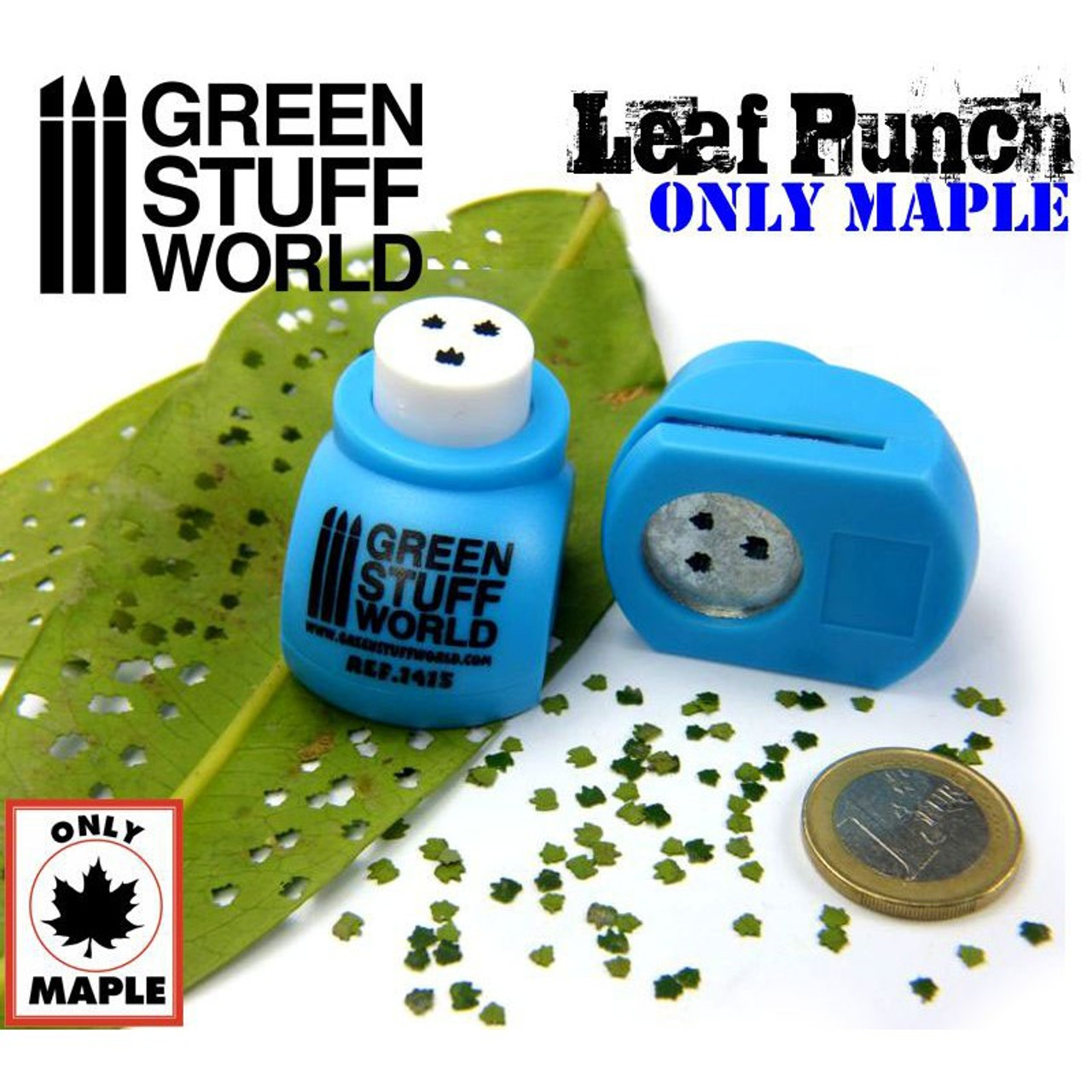 Miniature Leaf Punch MEDIUM BLUE