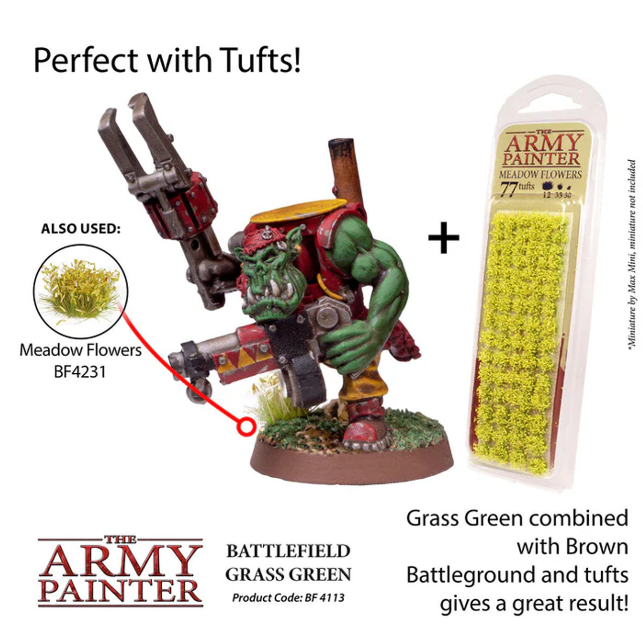 Battlefield Basing: Grass Green - BF4113 Battlefield Basing: Grass Green - BF4113