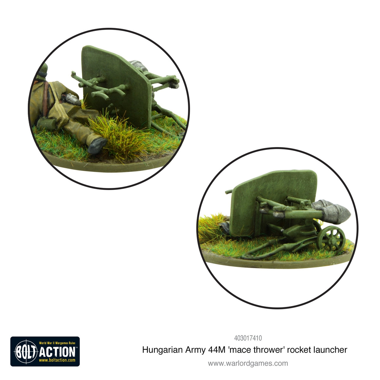 Hungarian Army 44M 'mace thrower' rocket launcher - 403017410