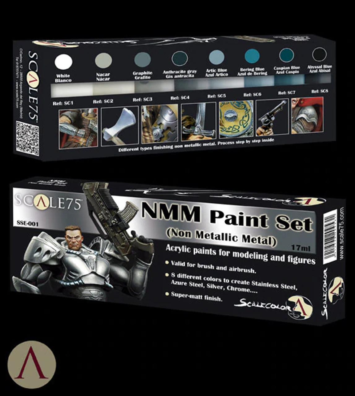 Scale75 -NMM PAINT SET STEEL
