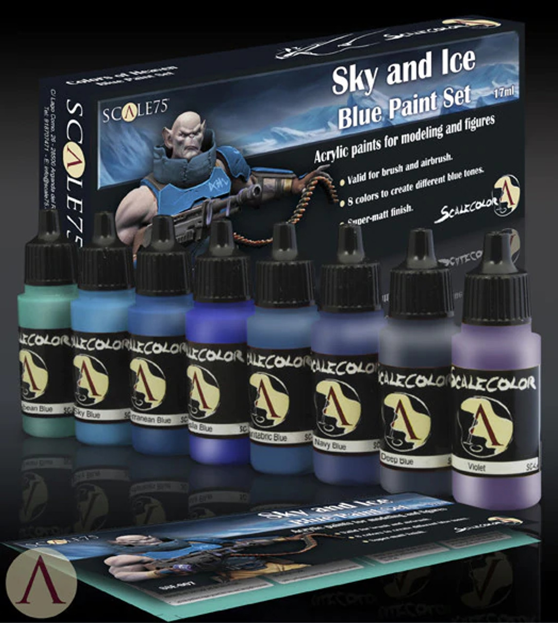 Scale75 - SKY AND ICE BLUE PAINT SET