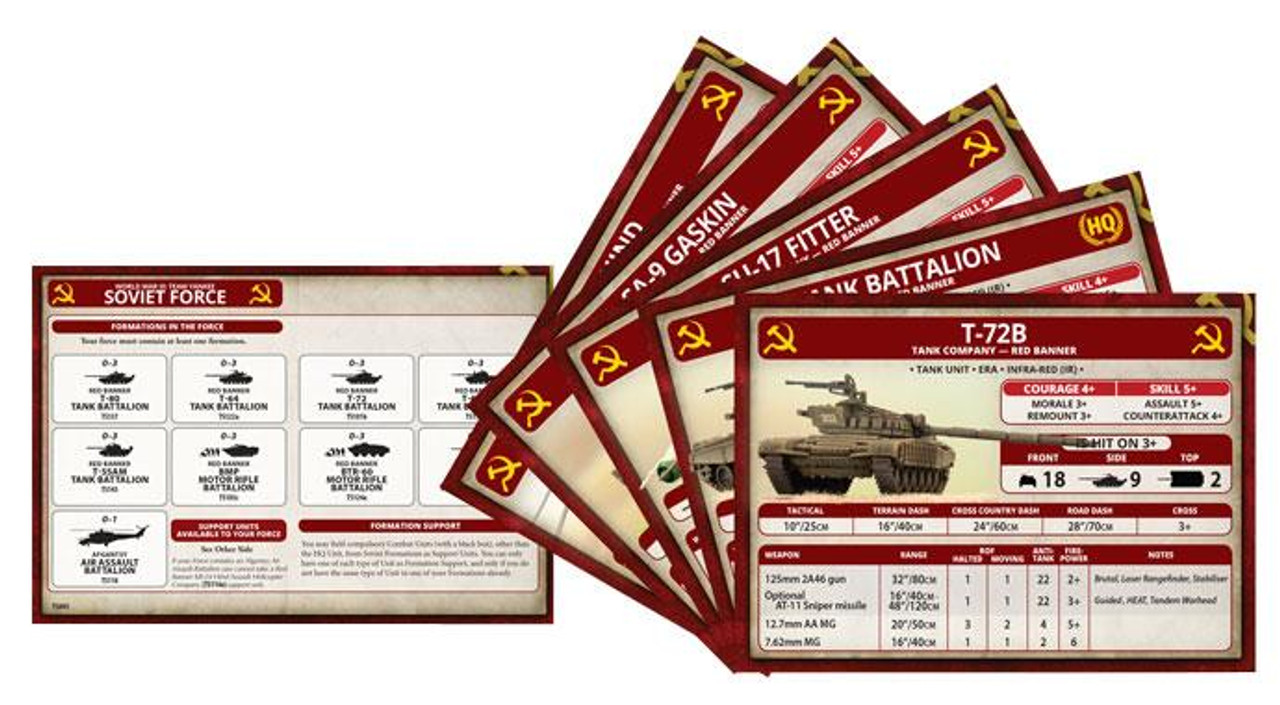 WWIII Team Yankee: T-72 Tank Battalion Warsaw Pact Starter Force - TWPAB01