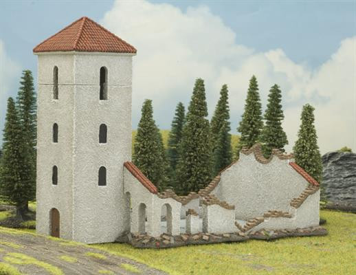 Mediterranean: Ruined Monastery -BB115